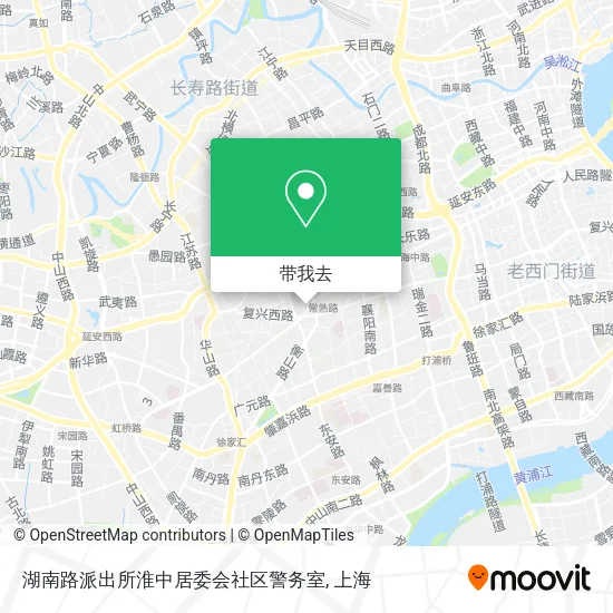 湖南路派出所淮中居委会社区警务室地图