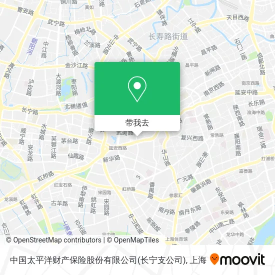 中国太平洋财产保险股份有限公司(长宁支公司)地图