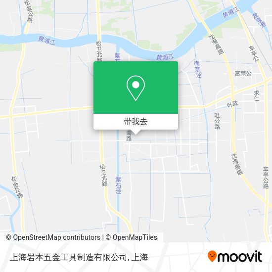 上海岩本五金工具制造有限公司地图