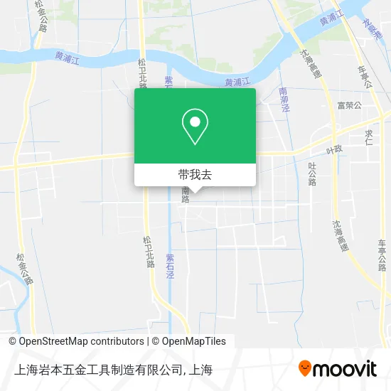 上海岩本五金工具制造有限公司地图