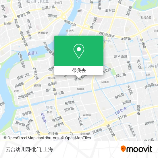 云台幼儿园-北门地图