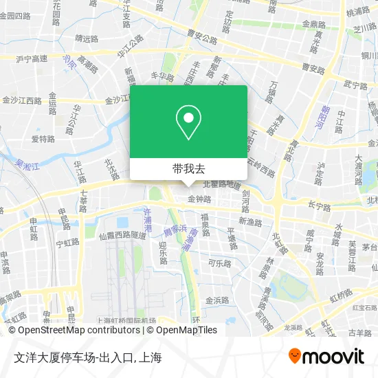 文洋大厦停车场-出入口地图