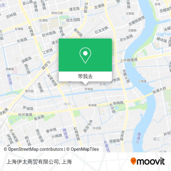 上海伊太商贸有限公司地图