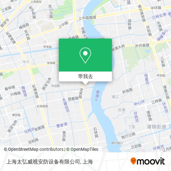 上海太弘威视安防设备有限公司地图