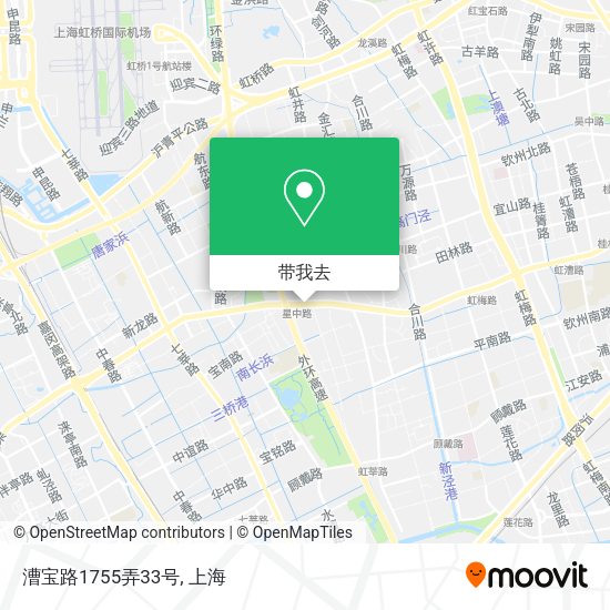 漕宝路1755弄33号地图