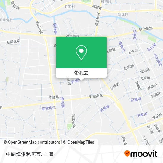 中阁海派私房菜地图