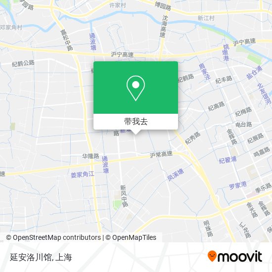 延安洛川馆地图
