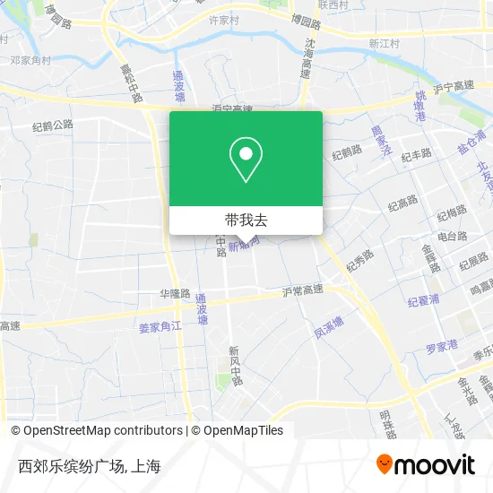 西郊乐缤纷广场地图