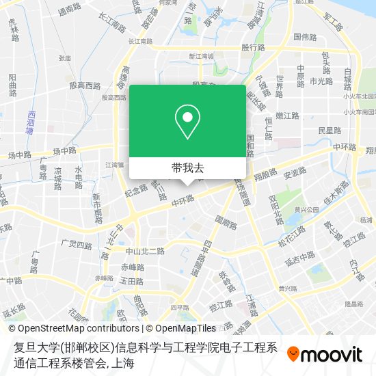 复旦大学(邯郸校区)信息科学与工程学院电子工程系通信工程系楼管会地图