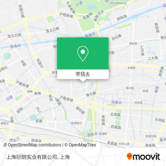 上海巨朗实业有限公司地图