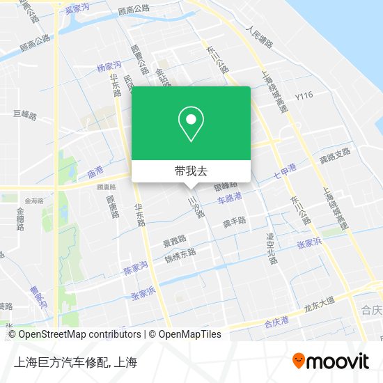 上海巨方汽车修配地图