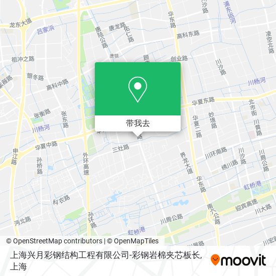 上海兴月彩钢结构工程有限公司-彩钢岩棉夹芯板长地图