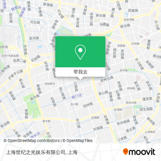 上海世纪之光娱乐有限公司地图