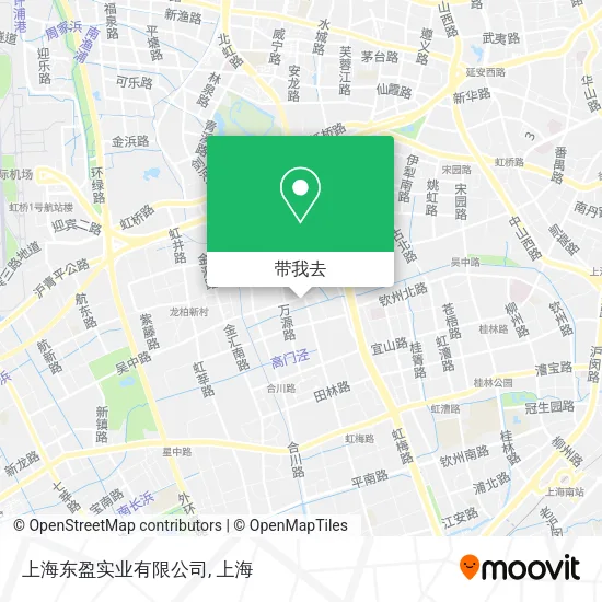 上海东盈实业有限公司地图
