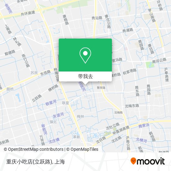 重庆小吃店(立跃路)地图