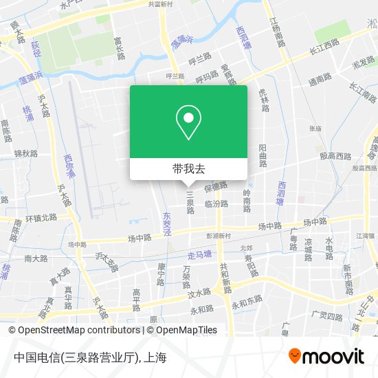 中国电信(三泉路营业厅)地图