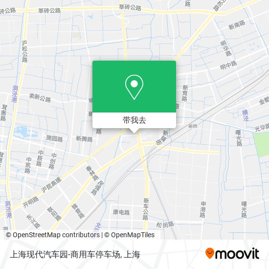 上海现代汽车园-商用车停车场地图