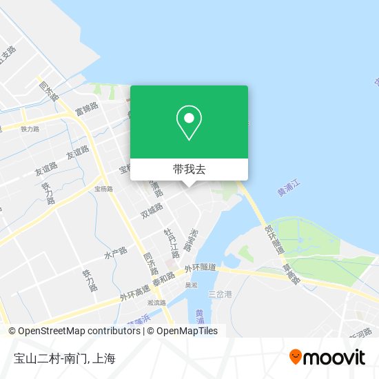 宝山二村-南门地图