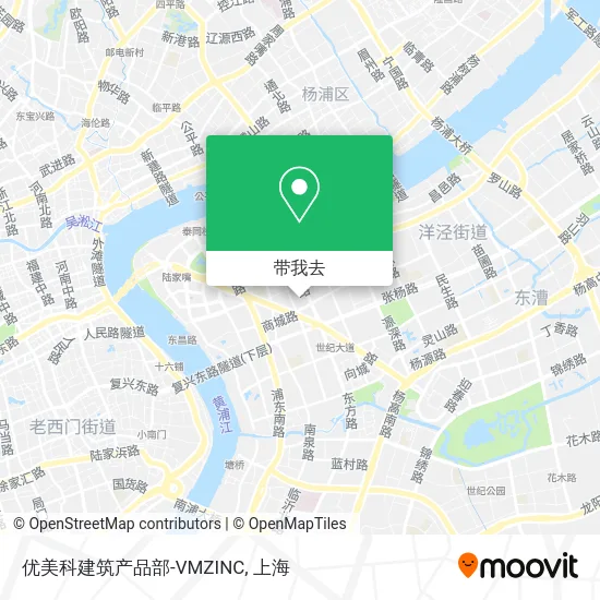 优美科建筑产品部-VMZINC地图