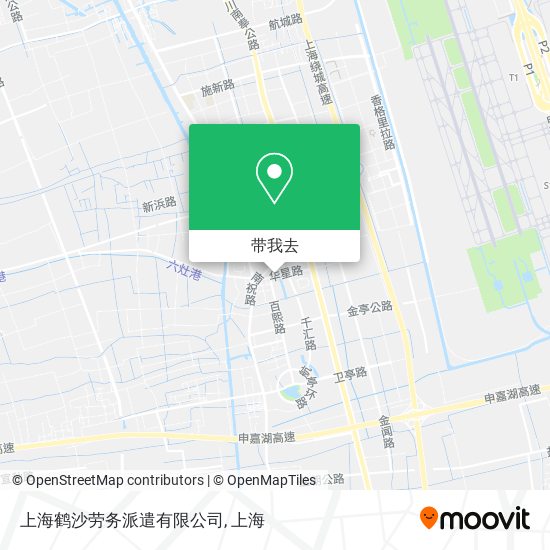 上海鹤沙劳务派遣有限公司地图