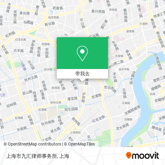 上海市九汇律师事务所地图