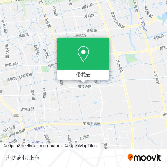 海抗药业地图