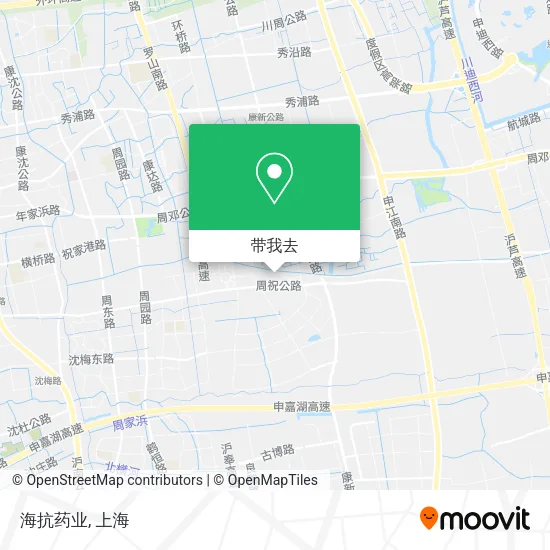 海抗药业地图