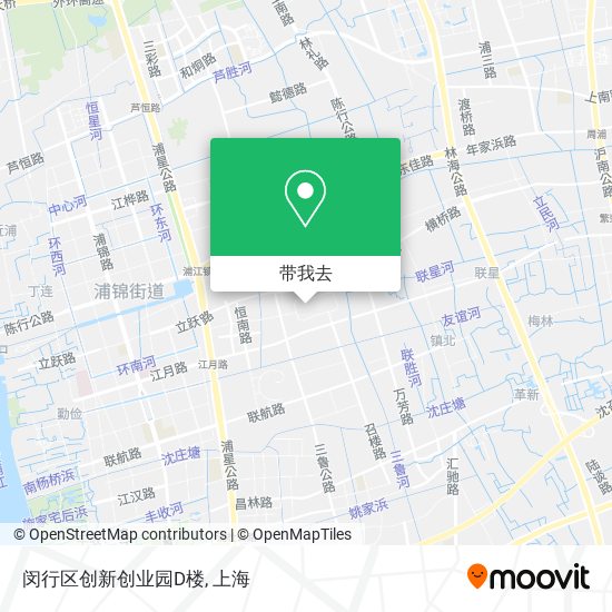 闵行区创新创业园D楼地图