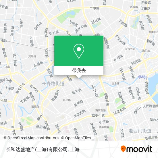 长和达盛地产(上海)有限公司地图