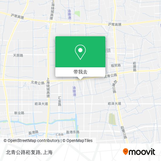 北青公路崧复路地图