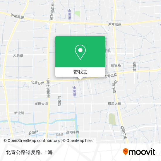 北青公路崧复路地图
