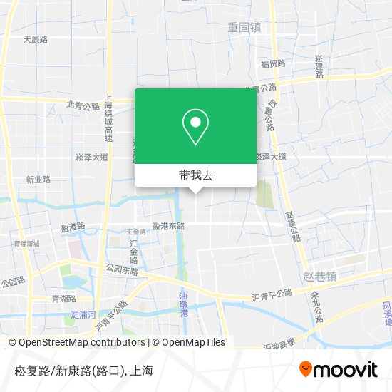 崧复路/新康路(路口)地图