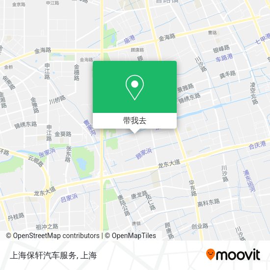 上海保轩汽车服务地图