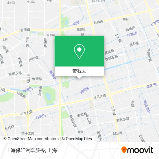上海保轩汽车服务地图
