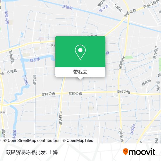 颐民贸易冻品批发地图