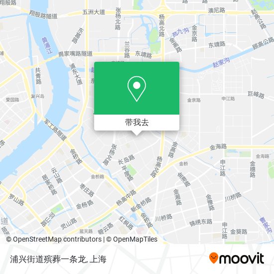 浦兴街道殡葬一条龙地图