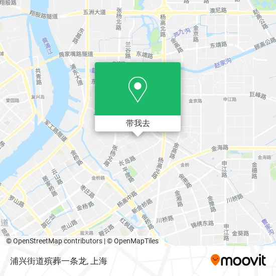 浦兴街道殡葬一条龙地图