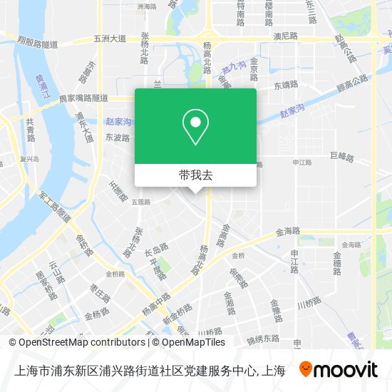 上海市浦东新区浦兴路街道社区党建服务中心地图