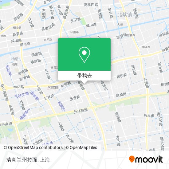 清真兰州拉面地图