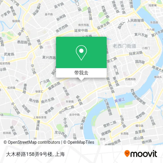 大木桥路158弄9号楼地图