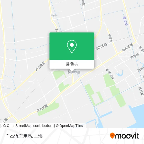 广杰汽车用品地图