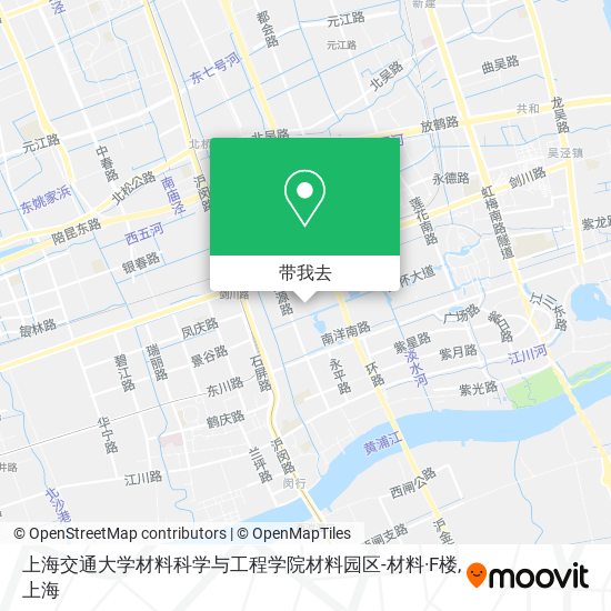 上海交通大学材料科学与工程学院材料园区-材料·F楼地图