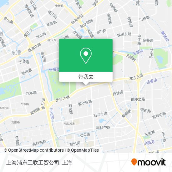 上海浦东工联工贸公司地图