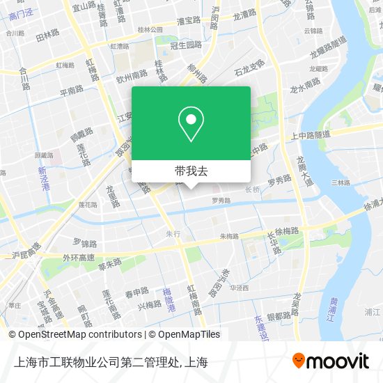 上海市工联物业公司第二管理处地图