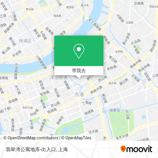 翡翠湾公寓地库-出入口地图