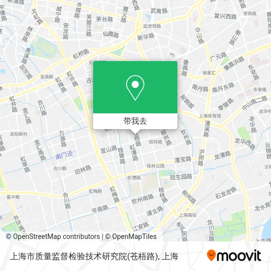 上海市质量监督检验技术研究院(苍梧路)地图