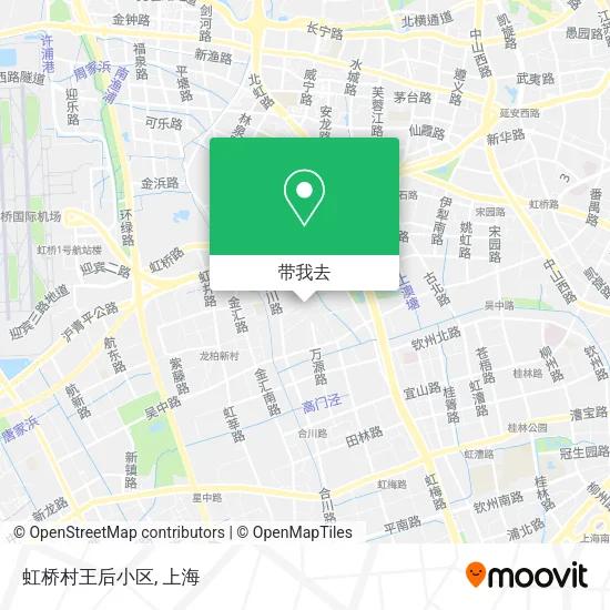 虹桥村王后小区地图
