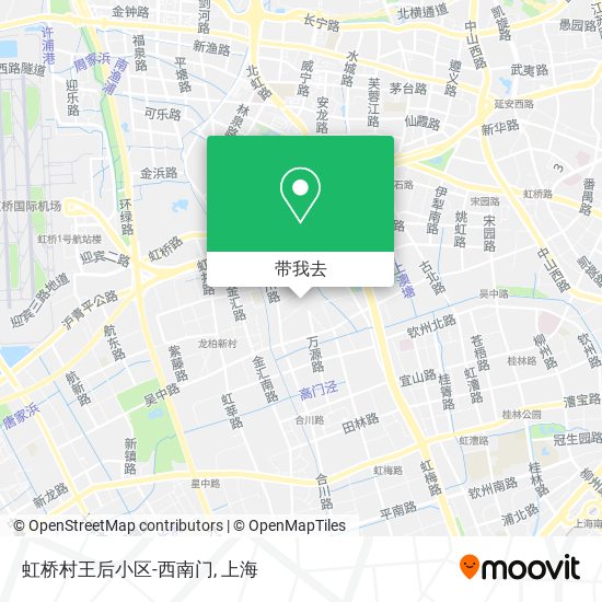 虹桥村王后小区-西南门地图