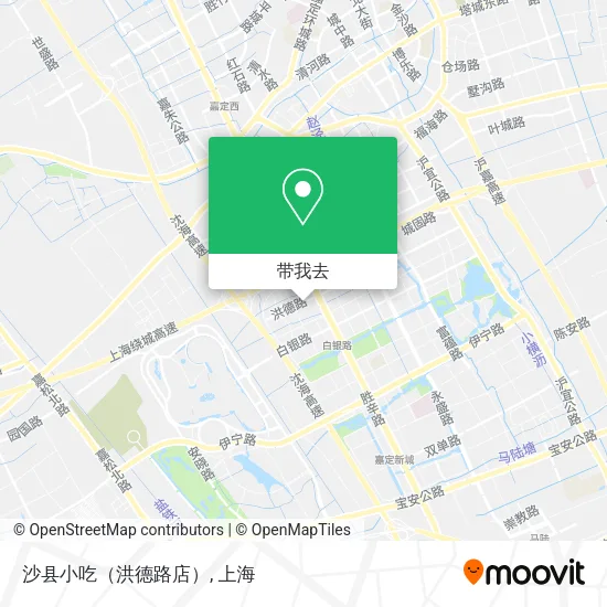 沙县小吃（洪德路店）地图