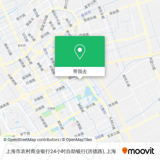 上海市农村商业银行24小时自助银行(洪德路)地图
